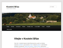 Tablet Screenshot of kostelnibriza.cz